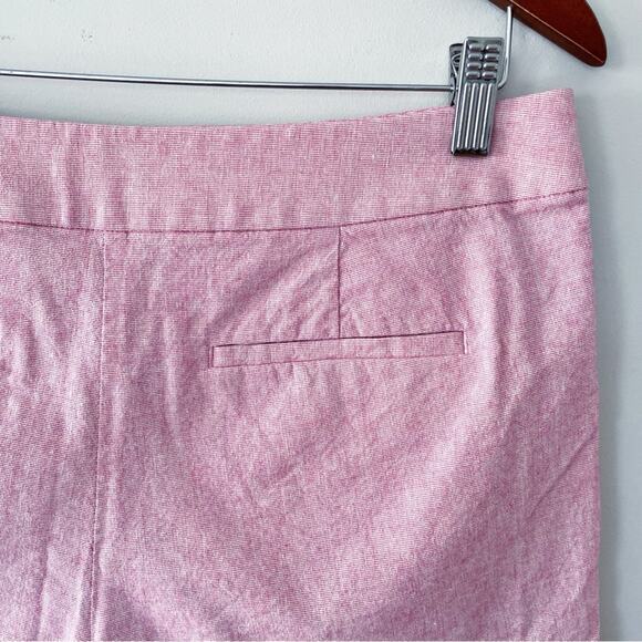 LOFT Pink Ruffle Hem Shorts Size 4 NWOT - Picture 9 of 11